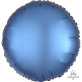 Folijski balon plavi satenski 43 cm