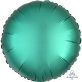 Folijski balon zeleni satenski 43 cm