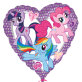 Folijski balon My Little Pony Heart 43 cm