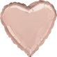Folijski balon srce rose gold 43 cm