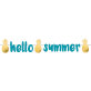 Natpis Hello Summer 125 cm