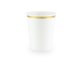 Papirnate čaše bijele sa zlatnim rubom 6/1 220 ml