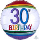 Folijski balon 30. rođendan 43 cm