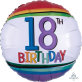 Folijski balon 18. rođendan 43 cm