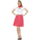 Suknja Polka Dot crvena