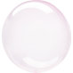 Folijski balon Clearz prozirno svjetlo roza 45-56 cm