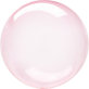 Folijski balon Clearz prozirno roza 45-56 cm