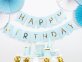 Natpis Happy Birthday plavi 15 x 175 cm