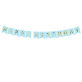 Natpis Happy Birthday plavi 15 x 175 cm