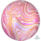 Folijski balon Marblez Pink 38x40 cm