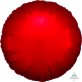 Folijski balon crveni satenski 43 cm