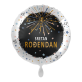 Folijski balon Vatromet Sretan rođendan 43 cm