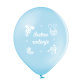 Lateks balon Sretno rođenje sv.plavi