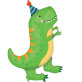 Folijski balon Happy Dino-Birthday XL 66x86 cm