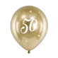 Lateks baloni za 50. rođendan Glossy 30cm 6/1
