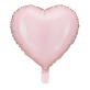 Folijski balon srce roza 45 cm