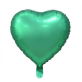 Folijski balon Srce zeleno 45cm