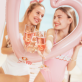Naljepnice za čaše “Bride i Bridesmaid” rose gold 6/1